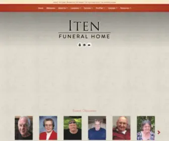 Itenfuneralhome.com(Iten Funeral Home) Screenshot