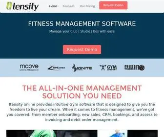 Itensityonline.com(Experience the best way to manage your CLUB) Screenshot