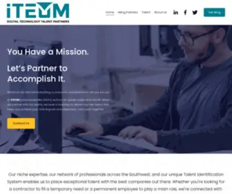 Iteomtalent.com(ITEOM Digital Technology Talent Partners) Screenshot