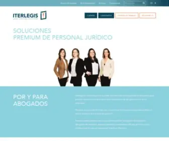 Iterlegis.es(Soluciones premium de personal jurídico) Screenshot