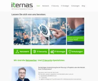 Iternas.com(Willkommen bei der iternas GmbH) Screenshot