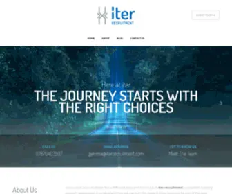 Iterrecruitment.com(The journey starts with the right choices) Screenshot