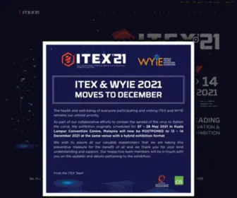 Itex.com.my(ITEX 2020) Screenshot