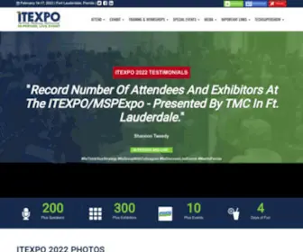 Itexpo.com(The Business Technology Event) Screenshot