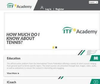ITF-Academy.com(ITF Academy) Screenshot