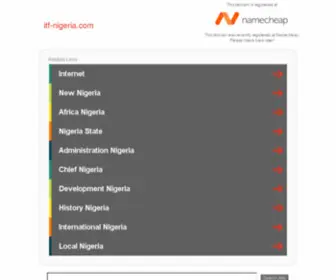 ITF-Nigeria.com(ITF Nigeria) Screenshot