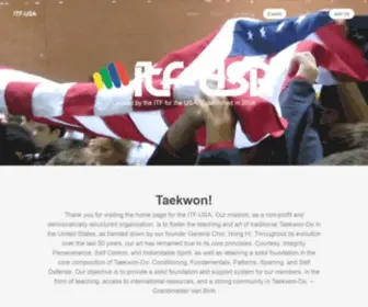 ITF-Usa.org(Home) Screenshot
