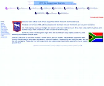 ITFC.co.za(Ipswich Town South African Supporters' Branch) Screenshot