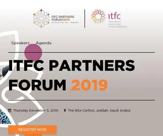 ItfcPartnersforum.org(Partners Forum 2019) Screenshot