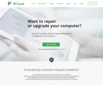 Itfixed.co.nz(Computer Repairs Christchurch) Screenshot