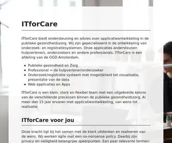 Itforcare.nl(ITforCare) Screenshot