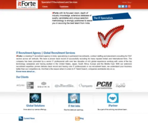 Itforte.com(IT Recruitment Agency) Screenshot