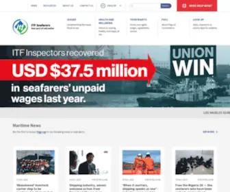 Itfseafarers.org(ITF Seafarers) Screenshot