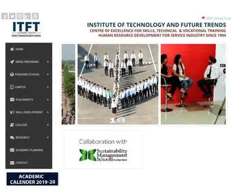ITFT.edu.in(ITFT College) Screenshot