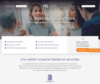 ITG-Entreprises.fr(ITG-Entreprise de PORTAGE SALARIAL) Screenshot