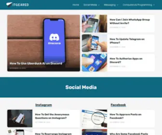 Itgeared.com(Social Media & Programming Guides) Screenshot
