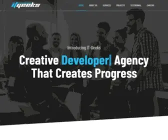 Itgeeksin.com(Web Design & Development Company) Screenshot