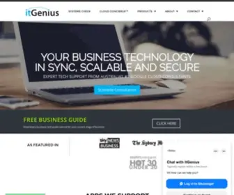 Itgenius.com.au(G Suite Consultants) Screenshot