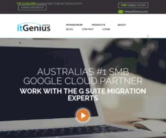 Itgenius.com(G Suite Consultants) Screenshot
