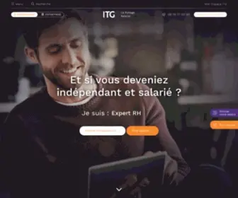ITG.fr(L’entreprise de Portage Salarial leader en France. ITG vous accompagne) Screenshot