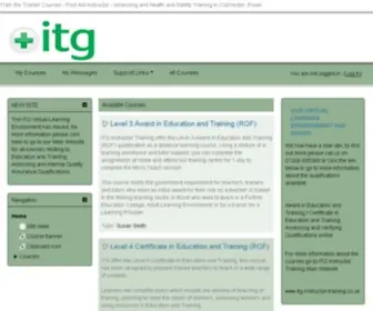 Itglearning.co.uk(ITG Learning Train the Trainer PTLLS) Screenshot