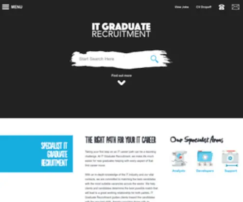 Itgraduaterecruitment.com(IT Graduate Recruitment Agency London) Screenshot