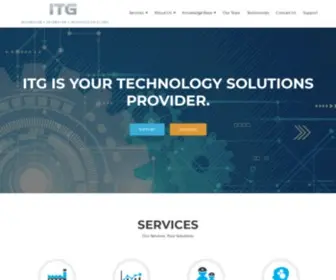 Itgtec.com(ITG is a Leading Technology solution provider in United States) Screenshot