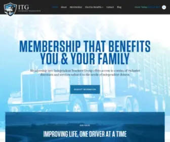 Itgtrucking.com(ITG) Screenshot