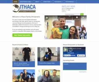 Ithacachiropractic.com(Chiropractor Ithaca NY) Screenshot