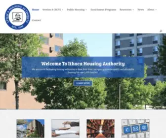 Ithacaha.com(Ithaca Housing Authority) Screenshot