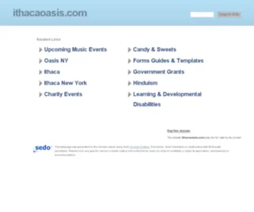 Ithacaoasis.com(The Oasis Dance Club) Screenshot