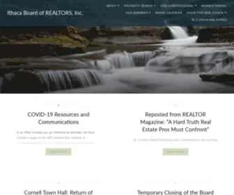 Ithacarealtors.com(Ithaca Board of REALTORS) Screenshot