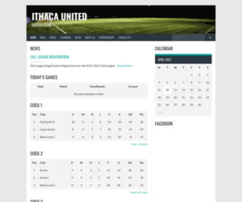 Ithacasoccer.com(Soccer Club) Screenshot