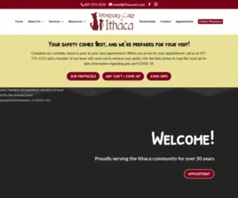 Ithacavet.com(Ithaca, NYVeterinarian) Screenshot