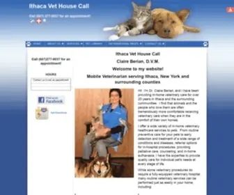 Ithacavethousecall.com(Ithaca Vet House Call) Screenshot