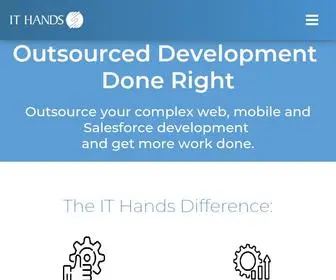 Ithands.com(Web Application and Mobile App Software Development Done Right) Screenshot