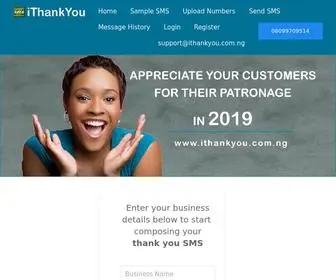 Ithankyou.com.ng(iThankYou) Screenshot