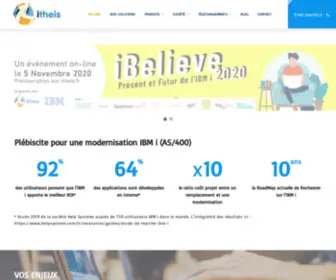 Itheis.com(Modernisation IBM i) Screenshot