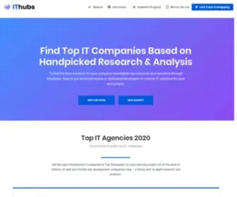 Ithubs.co(Find Top IT Companies Based on handpicked AnalysisITHubs) Screenshot