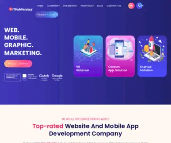 Ithubservice.in(Complete IT Solution Website Designing App Development Company Digital Marketing Agency) Screenshot