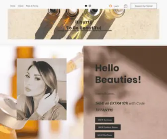 Ithurtstobebeautiful.com(DIY beauty) Screenshot