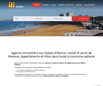 Iti-Immobilier.fr(Agence immobilière les Sables d'Olonne/Chateau d'Olonne) Screenshot