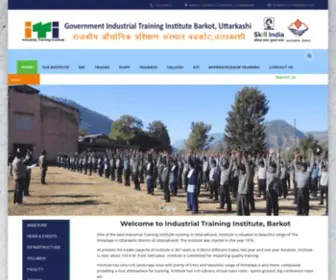 Itibarkot.org(Government ITI Barkot) Screenshot