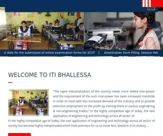 Itibhallessa.in(ITI Bhallessa) Screenshot