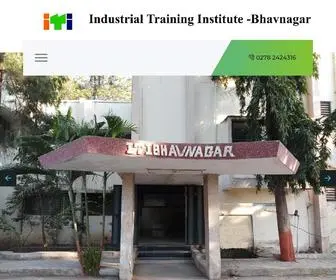 Itibhavnagar.org(Industrial Training Institute) Screenshot