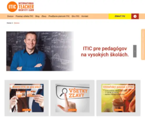 Itic.sk(Medzinárodný učiteľský preukaz) Screenshot