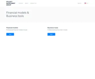 Itillect.com(Financial models and Business tools) Screenshot