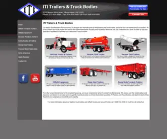 Itimfg.com(ITI Trailers & Truck Bodies) Screenshot