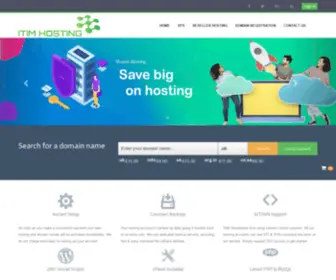 Itimhosting.com(Hosting Billing) Screenshot