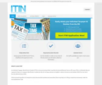 Itin-W7-Application.com(ITIN W7 Application) Screenshot